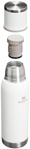 Stanley Adventure-To-Go Vacuum Bottle 25 oz Wide Mouth Insulated Stainless Steel Thermos, Blue Glow D5617