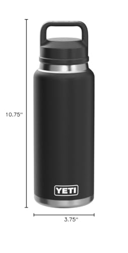 YETI Rambler 36 oz Bottle, Vacuum Insulated, Stainless Steel with Chug Cap M79550