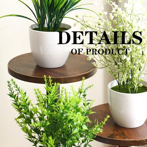 3-Tier Wooden Plant Stand for Indoor Outdoor Flower Pot Display Y623