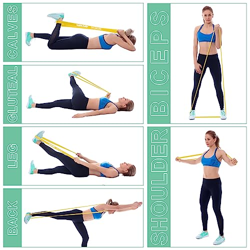 Resistance Bands Set with Door Anchor for Home Gym Workout D603