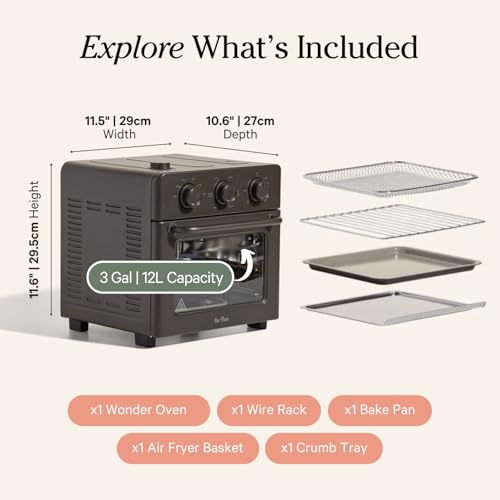 Our Place Wonder Oven 6-in-1 Air Fryer & Toaster Oven with Steam Infusion, Char J748