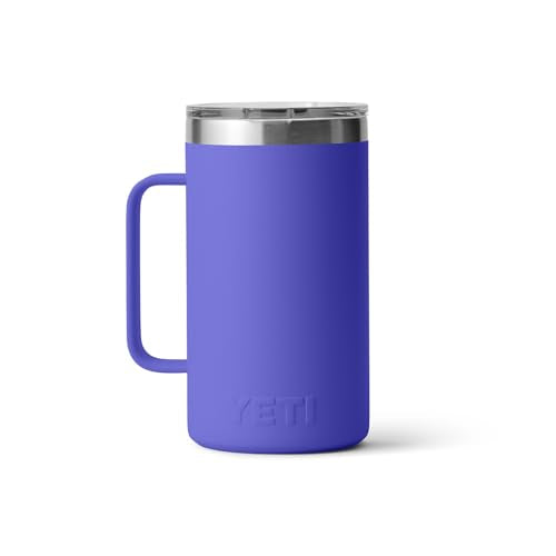 YETI Rambler 24 oz Mug, Stainless Steel, Vacuum Insulated N160