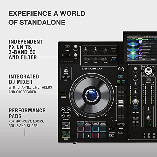Denon DJ PRIME 4+ Standalone DJ Controller with 4 Decks and 10.1" Touchscreen Z5622