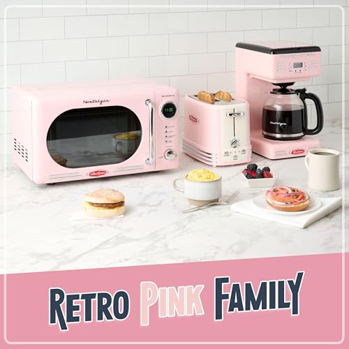 Nostalgia Retro 12-Cup Programmable Coffee Maker with LED Display, Aqua S6557