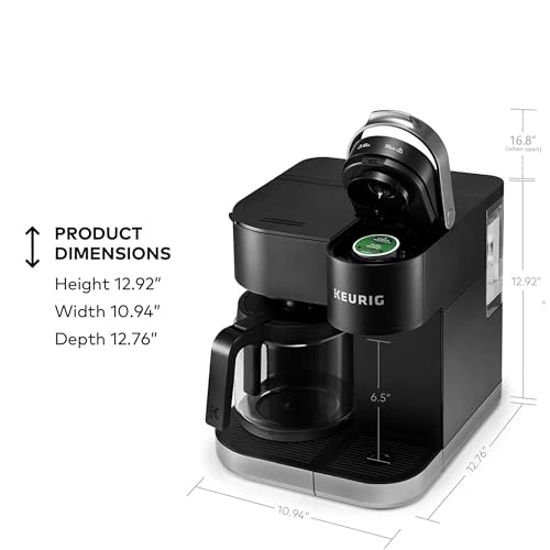 Keurig K-Duo Single Serve K-Cup Pod & Carafe Coffee Maker, Black P8212