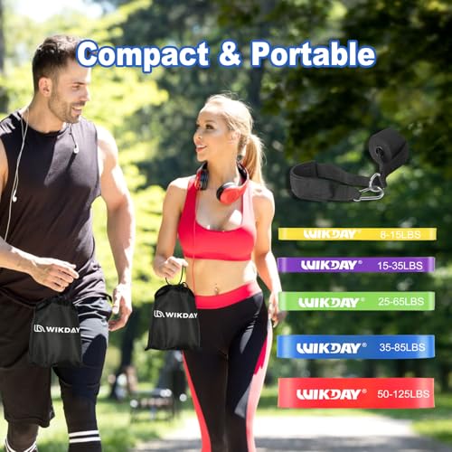 Resistance Bands Set with Door Anchor for Home Gym Workout D603