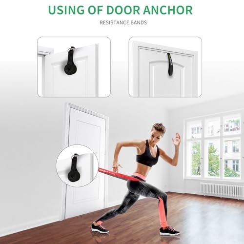 Resistance Bands Set with Door Anchor for Home Gym Workout D603