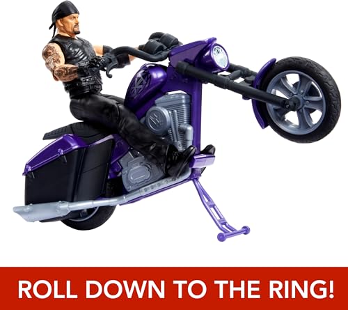 Mattel WWE Wrekkin' Slamcycle Vehicle & Figure Playset with Undertaker 6-inch Collectible P87016