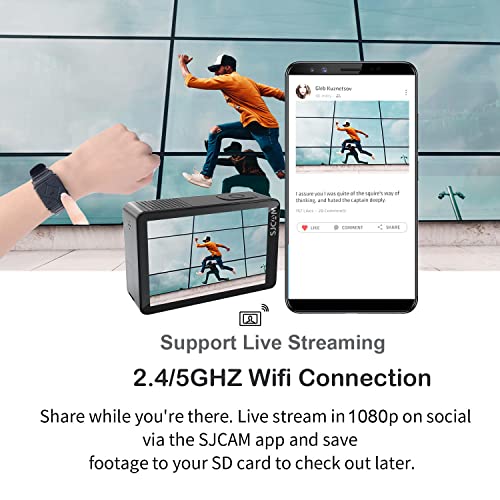 SJCAM SJ4000 Pro 4K Action Camera with 3-Axis EIS Stabilization S63406