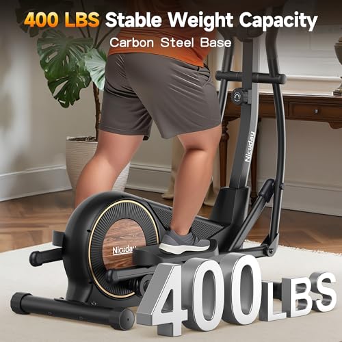 Niceday Elliptical Machine for Home, Magnetic Trainer with 16 Resistance Levels Q78334
