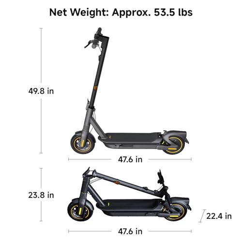 Segway Ninebot MAX Electric Kick Scooter for Adults, Dual Suspension K1675