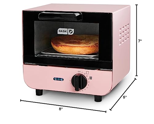 DASH Mini Toaster Oven Cooker for Bread, Bagels, Pizza, Paninis - Red B5381