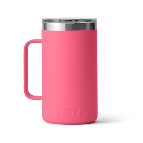 YETI Rambler 24 oz Mug, Stainless Steel, Vacuum Insulated N160