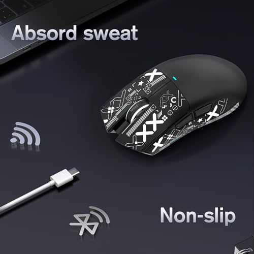 Attack Shark X11 59g Superlight Wireless Gaming Mouse with RGB Charging Dock, Black W869