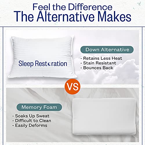 Cooling Gel Fiber Pillow - 2 Pack King H85368