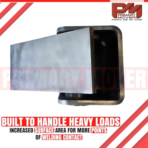 Heavy Duty Dump Truck Trailer Hinges, Greasable Weld-On Solid Steel, 2 Pack B12899