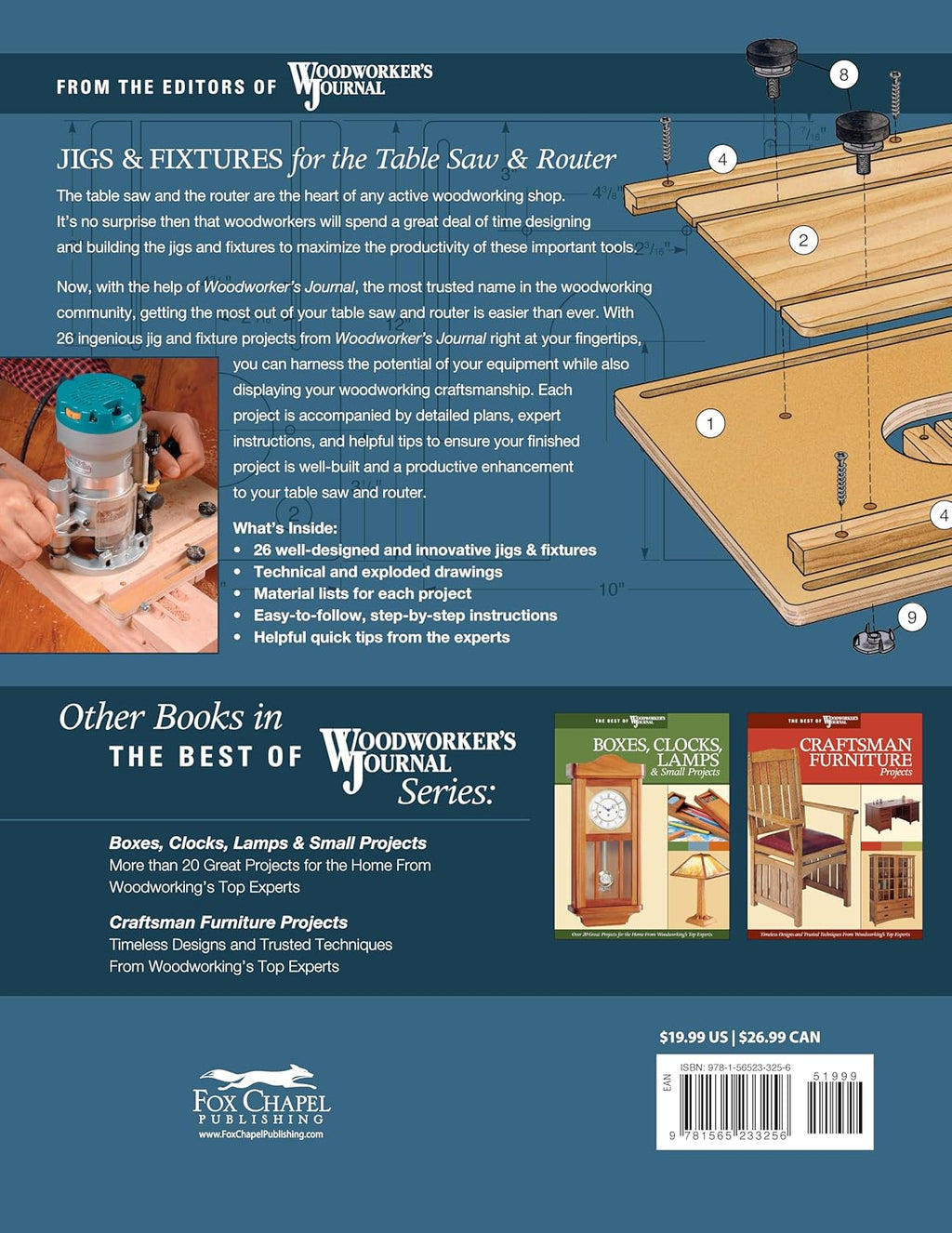 Jigs & Fixtures for the Table Saw & Router: 26 Innovative Designs T85546