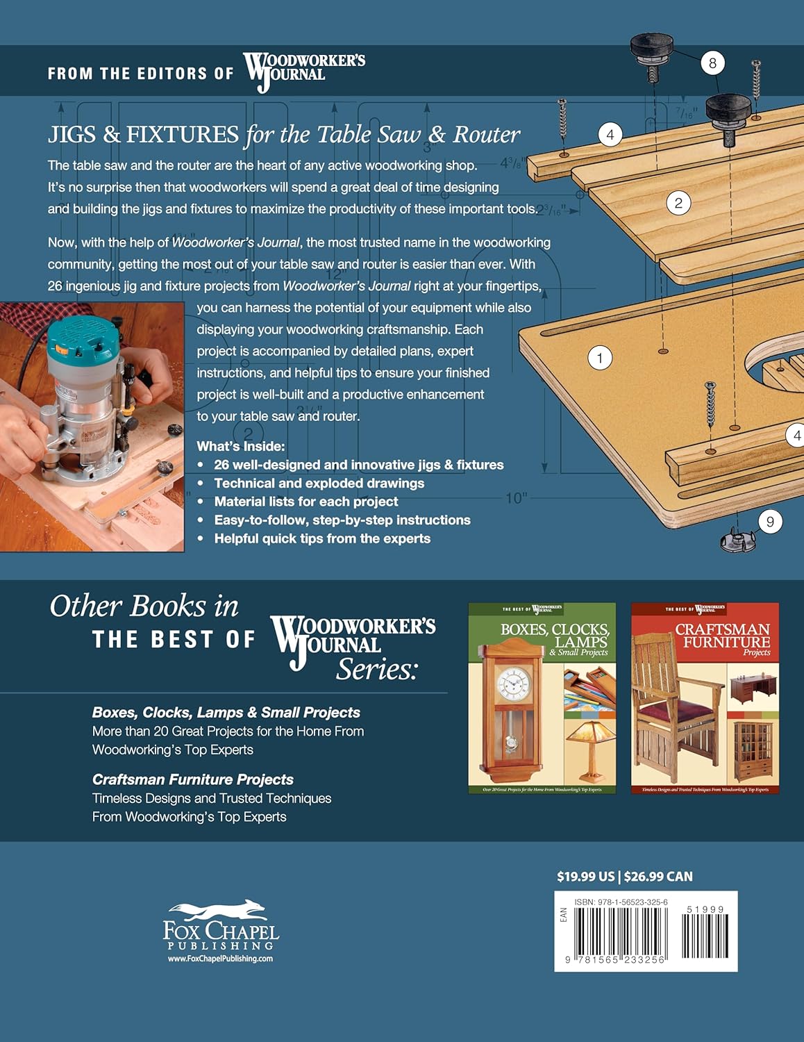 Jigs & Fixtures for the Table Saw & Router: 26 Innovative Designs T85546