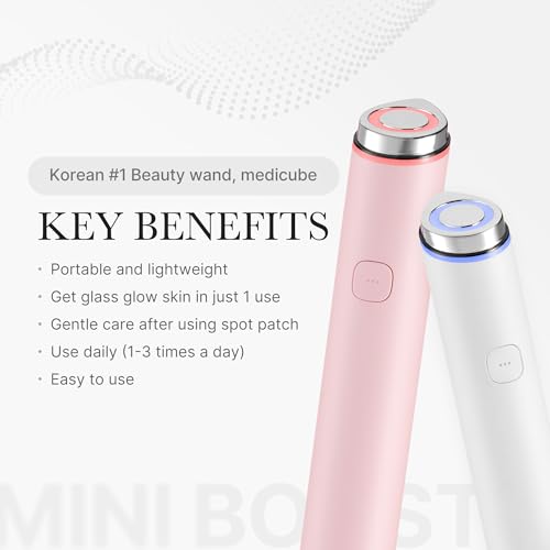 medicube Mini Booster Pro White At-Home Facial Skin Care Tool C7917