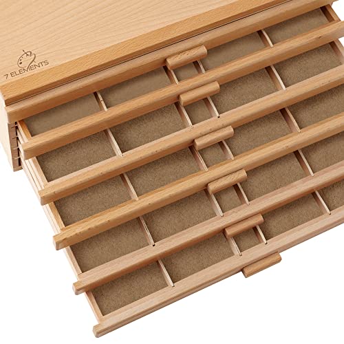 7 Elements 6 Drawer Wooden Artist Storage Box G860