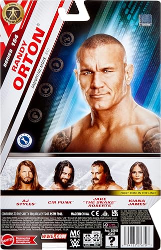 Mattel WWE Randy Orton Action Figure, Main Event Series 6-Inch Collectible W816877