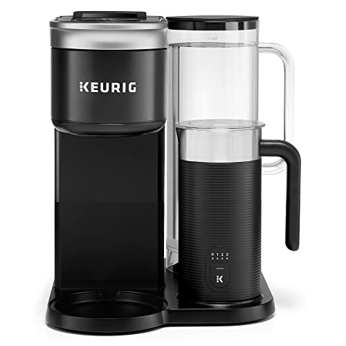 Keurig K-Cafe Single-Serve Coffee, Latte & Cappuccino Maker with Milk Frother, Dark Charcoal H6761
