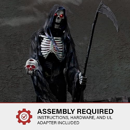 Haunted Hill Farm Motion-Activated 7.5-Ft. Smoldering Ghoul Animatronic Halloween Decoration N1475