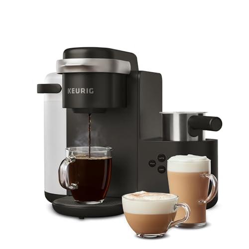 Keurig K-Cafe Single-Serve Coffee, Latte & Cappuccino Maker with Milk Frother, Dark Charcoal H6761