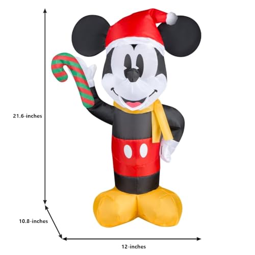 Disney Magic Holiday Mickey Mouse 22-inch Tabletop Inflatable E338