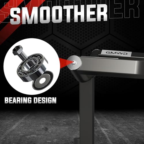 GMWD Chest Press Machine 1050LBS with Independent Converging Arms, Adjustable Bench U29223