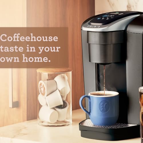 Keurig K-Elite Single Serve K-Cup Pod Coffee Maker, Brushed Silver P23556