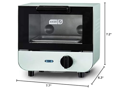 DASH Mini Toaster Oven Cooker for Bread, Bagels, Pizza, Paninis - Red B5381