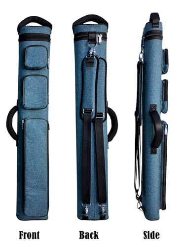 Champion Nylon/Leatherette Billiard Pool Cue Stick Hard Carrying Case Y844595