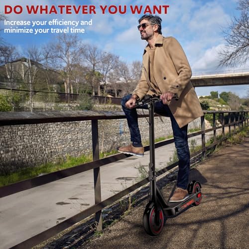 Electric Scooter for Adults, 500W Motor, 10" Vacuum Tires, Foldable E91738