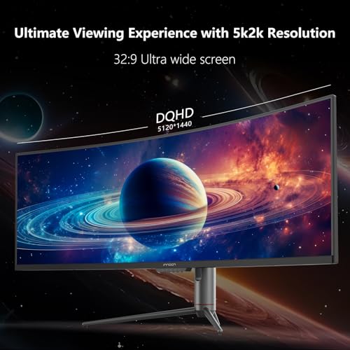 INNOCN 45C1R 45 Inch Ultrawide Curved Gaming Monitor, HDR400, USB-C 90W O61407