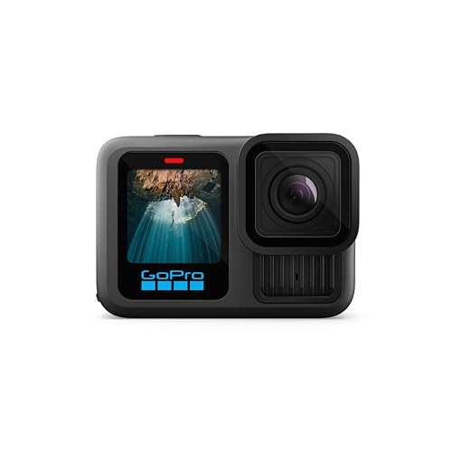 GoPro HERO13 Black Accessory Bundle with Handler, Batteries, Mounts, and Case M27766