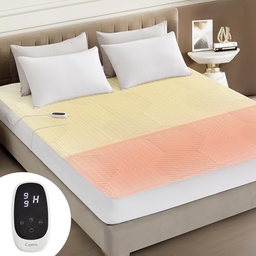 Twin XL Waterproof Heated Mattress Pad with Smart Digital Control, White Q66494
