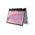 ASUS Chromebook Flip CX1 Convertible Laptop, 14" FHD NanoEdge 360-degree Touchscreen, Intel Celeron N4500 Processor, 128GB eMMC Storage, 8GB RAM, ChromeOS, Transparent Silver, CX1400FKA-AS88FT