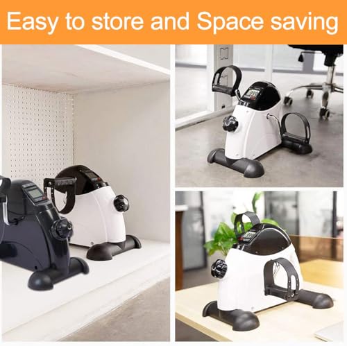 MOMODA Under Desk Bike Pedal Exerciser with LCD Display O819