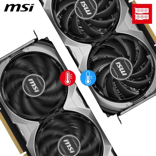MSI GeForce RTX 4060 Ventus 2X Black 8G OC Gaming Graphics Card A74213
