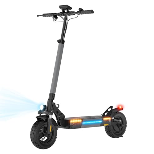 Electric Scooter, 1000W/800W/750W Powerful Motor, 28/25 MPH & 28/25 Miles, 10"/9.3" Pneumatic Tires, Dual Brakes & Dual Shock Absorbers, Foldable Adjustable Handlebar Commuting E Scooter for Adults