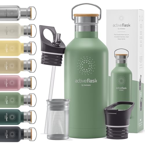 Active Flask 18/32 oz Stainless Steel Insulated Water Bottle with Straw P203