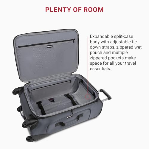 SwissGear Sion Softside Expandable Luggage, Black, 29-Inch C81483