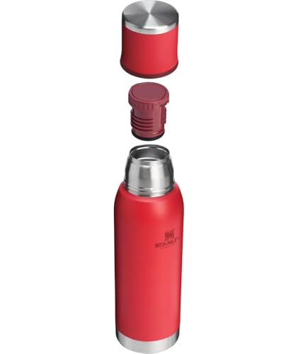 Stanley Adventure-To-Go Vacuum Bottle 25 oz Wide Mouth Insulated Stainless Steel Thermos, Blue Glow D5617