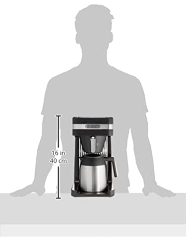 BUNN 55200 CSB3T Speed Brew Platinum Thermal Coffee Maker, 10-Cup, Black C634086