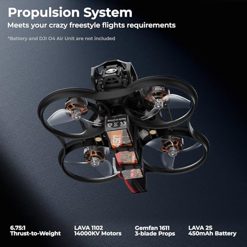 BETAFPV Pavo Femto Brushless Whoop Quadcopter 2S Pocket Drone with HD VTX Bracket for DJI O4 Air Unit J377379