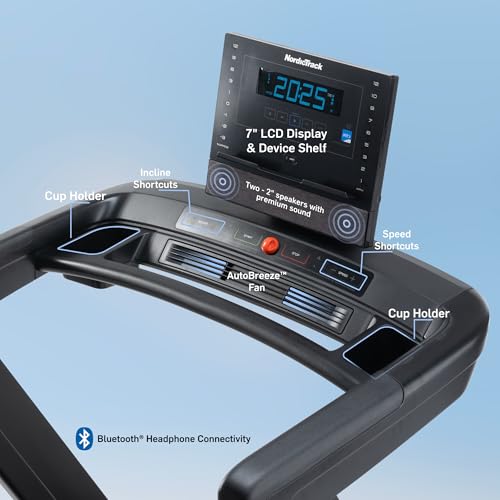 NordicTrack Commercial Series Foldable Treadmill with Incline and Decline O97490