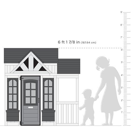 KidKraft Lantana Lane Outdoor Wooden Playhouse with Kitchen O8887