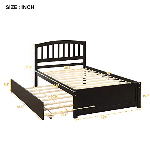SOFTSEA Full Size Platform Bed with Storage Drawers and Bookcase Headboard, White V613109