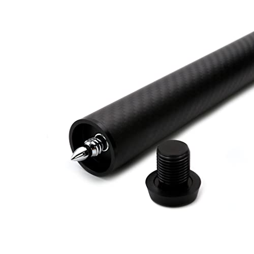 CUESOUL Carbon Fiber Pool Cue Extension with 3 Bumpers B4050